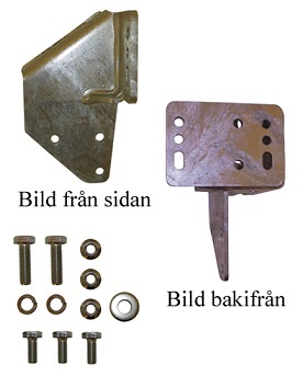 Konsol-stödhjulsfäste KF 27/KF 30