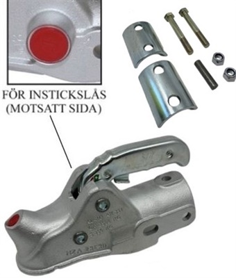 Kulkoppling AK 351, inkl. distans