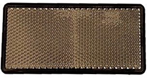 Reflex vit Radex, 100x40, svart kant