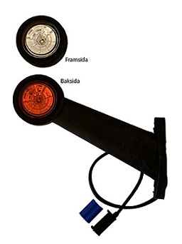 Breddmarkeringslykta Fristom FT-009, vänster, LED