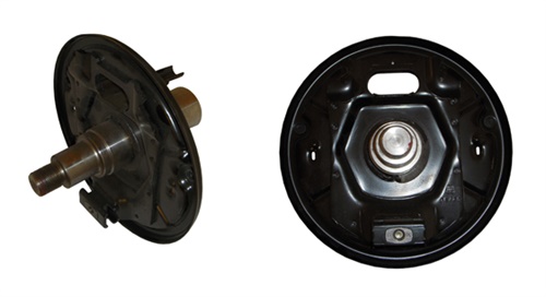 Bromssköld 200x50 hö/vä, iØ 49 mm