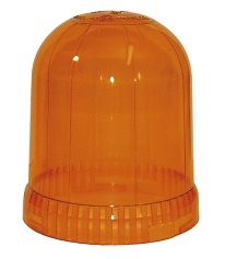 Glas för varningsljus, gul