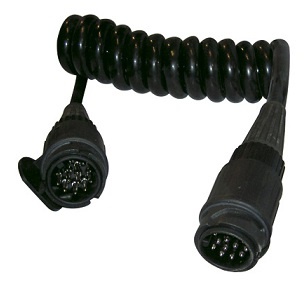 Spiralkabel 13/13-polig (hane-hane)