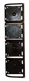 Hållarram, för 4 moduler