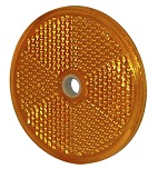 Reflex gul, Ø 60 mm