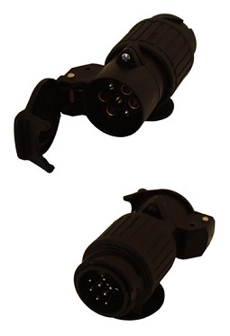 Adapterpropp 13/7-polig (bil-trailer) LED