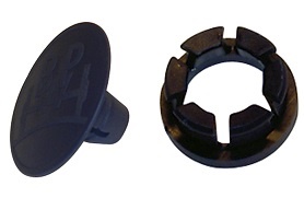 Plastplugg blå, övre/undre
