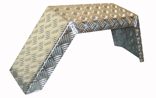 Skärm, aluminium, B=210 (hö/vä)