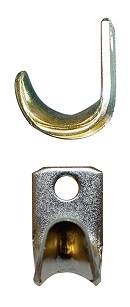 Bindkrok, förzinkad