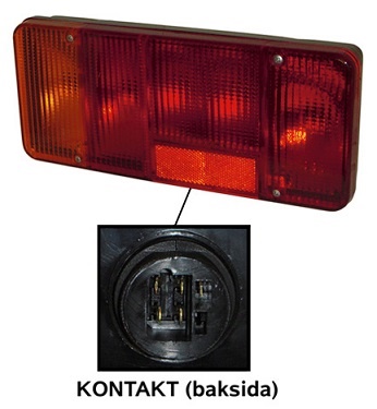 Baklykta Fiat Ducato, vänster