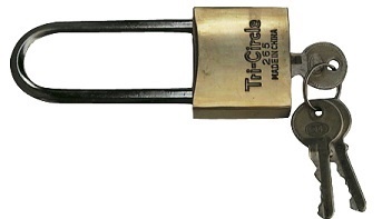 Hänglås för art. nr 109 (lika nyckel)