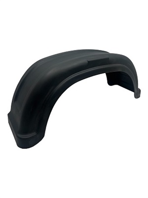 Skärm, plast, B=140 mm (hö/vä)