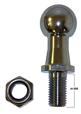 Kulbult Ø 50 mm, M24 gänga