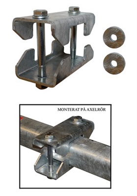 Klämförband för obromsad axel #-60 mm