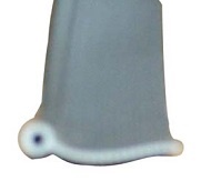 Kederlist grå (i PVC)