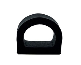 Tätningslist, D-list 21x17, självhäftande