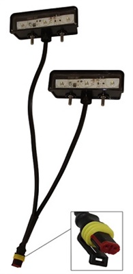 Skyltlykta Radex 807, LED 12V (x2)