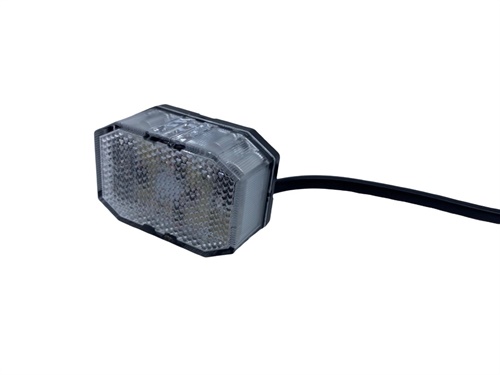 Breddmarkeringslykta Aspöck röd/vit LED